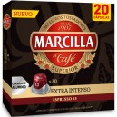 Marcilla Extra Intenso 20 Cápsulas Compatibles Nespresso®