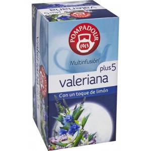 Valeriana plus 5 Pompadour con un toque de limón 20 u.