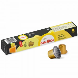 Gimoka Té al Limón 10 cápsulas aluminio compatibles Nespresso®