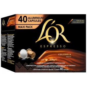 L'OR Espresso Colombia compatibles Nespresso® 40 cápsulas