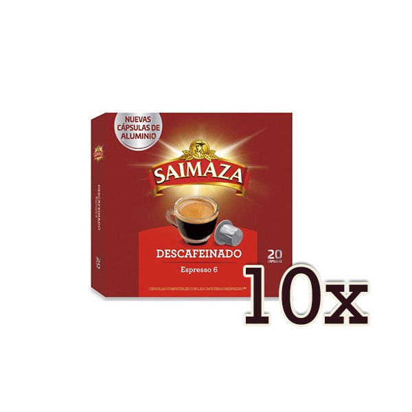 Cápsulas de Café Compatible Nespresso Profesional DESCAFEINADO