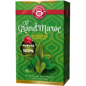 Pompadour te verde grand maroc 10 bebidas