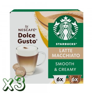 Latte Macchiato Starbucks 36 Cápsulas by NESCAFÉ® Dolce Gusto®