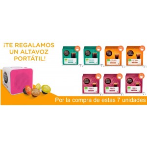 Pack 7 NESCAFÉ® Dolce Gusto® Origenes Variados + Altavoz de REGALO