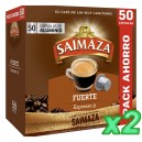 Saimaza Fuerte Pack 100 Cápsulas Compatibles Nespresso®