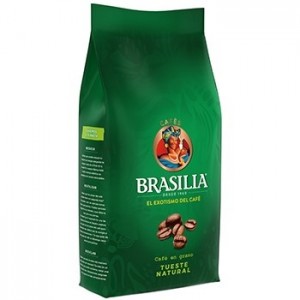 Café Brasilia en grano tueste natural 1 Kg
