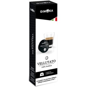 Café Vellutato Gimoka 10 cápsulas Sistema Caffitaly®