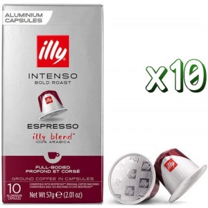illy Intenso 10 x 10, 100 Cápsulas Compatibles Nespresso®*