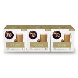 NESCAFÉ® Dolce Gusto® Café con Leche Delicato x 3, 48 Cápsulas