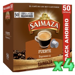 Saimaza Fuerte Pack 200 Cápsulas Compatibles Nespresso®