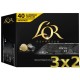 L'OR Espresso Onyx 120 cápsulas 3x2 Compatibles Nespresso®