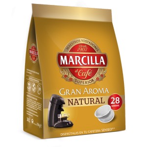 Marcilla 28 monodosis cafe natural para Senseo®