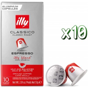 illy Classico 10 x 10, 100 Cápsulas Compatibles Nespresso®*