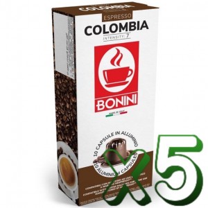 Café Bonini Colombia 50 Cápsulas compatible Nespresso®