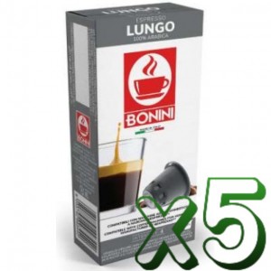 50 Cápsulas Café Bonini Lungo Compatible Nespresso®*