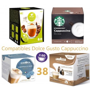 Pack Degustación 4 Cappuccinos Compatibles Dolce Gusto®*