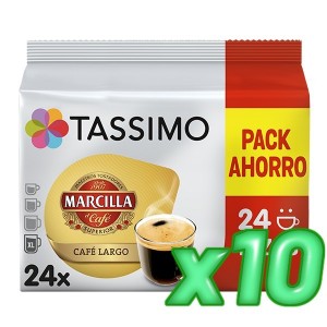 Lote 240 T-Disc Tassimo Marcilla Largo Ahorro