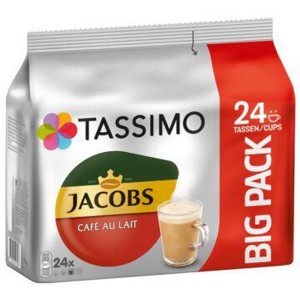 Tassimo Jacobs Cafe Au Lait 24 Cápsulas - Comprar Cápsulas