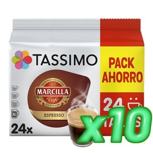 Lote 240 T-Disc Tassimo Marcilla Espresso Ahorro