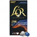 L'OR Espresso Colombia DESCAFEINADO compatibles Nespresso® 10 cápsulas