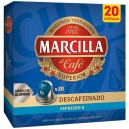 Marcilla Descafeinado 20 Cápsulas Compatibles Nespresso®*