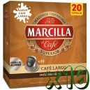 Marcilla Café Largo 200 Cápsulas Compatibles Nespresso®