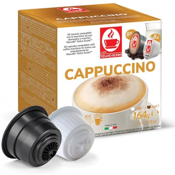 Cappuccino Bonini 16 Cápsulas Dolce Gusto Compatible - Comprar