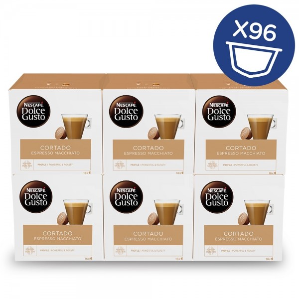 NESCAFÉ® Dolce Gusto® Cortado x 6, 96 Cápsulas - Comprar Cápsulas