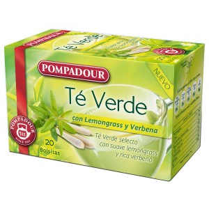 Pompadour Te Verde con Lemongrass y Verbana