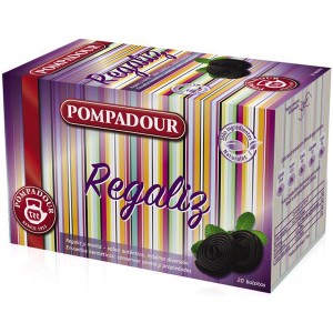 Pompadour Regaliz 20 bolsitas