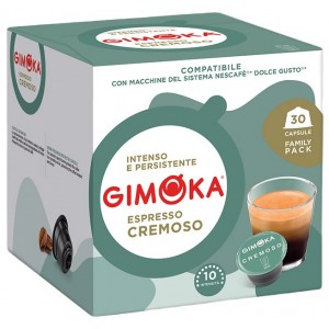 Gimoka Espresso Cremoso compatibles Dolce Gusto®* 30 Cápsulas