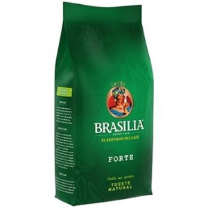 Café Tostado Natural en grano Brasilia FORTE 1Kg. - Comprar Cápsulas