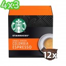 4x3 Colombia Starbucks 12 Cápsulas by NESCAFÉ® Dolce Gusto®