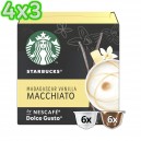 4x3 Macchiato Vanilla Starbucks 12 Cápsulas by NESCAFÉ® Dolce Gusto®