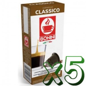 50 Cápsulas Café Bonini Classico Compatible Nespresso®*