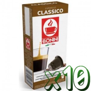 100 Cápsulas Café Bonini Classico Compatible Nespresso®*