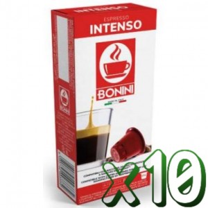 100 Cápsulas Café Bonini Intenso Compatible Nespresso®*