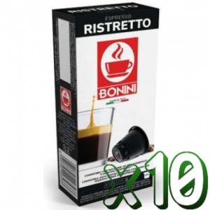 100 Cápsulas Café Bonini Ristretto Compatible Nespresso®*